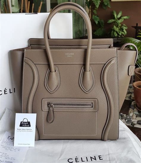 celine micro luggage souris